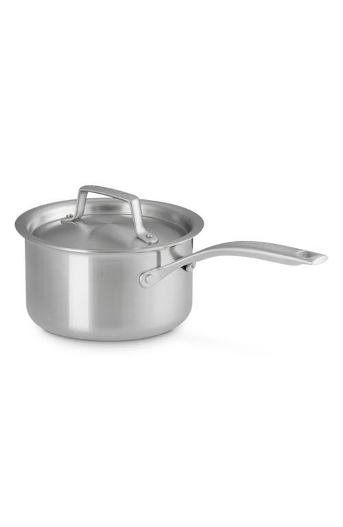 Le Creuset 2-quart Essential Stainless Steel Saucepan In Stainless Steel