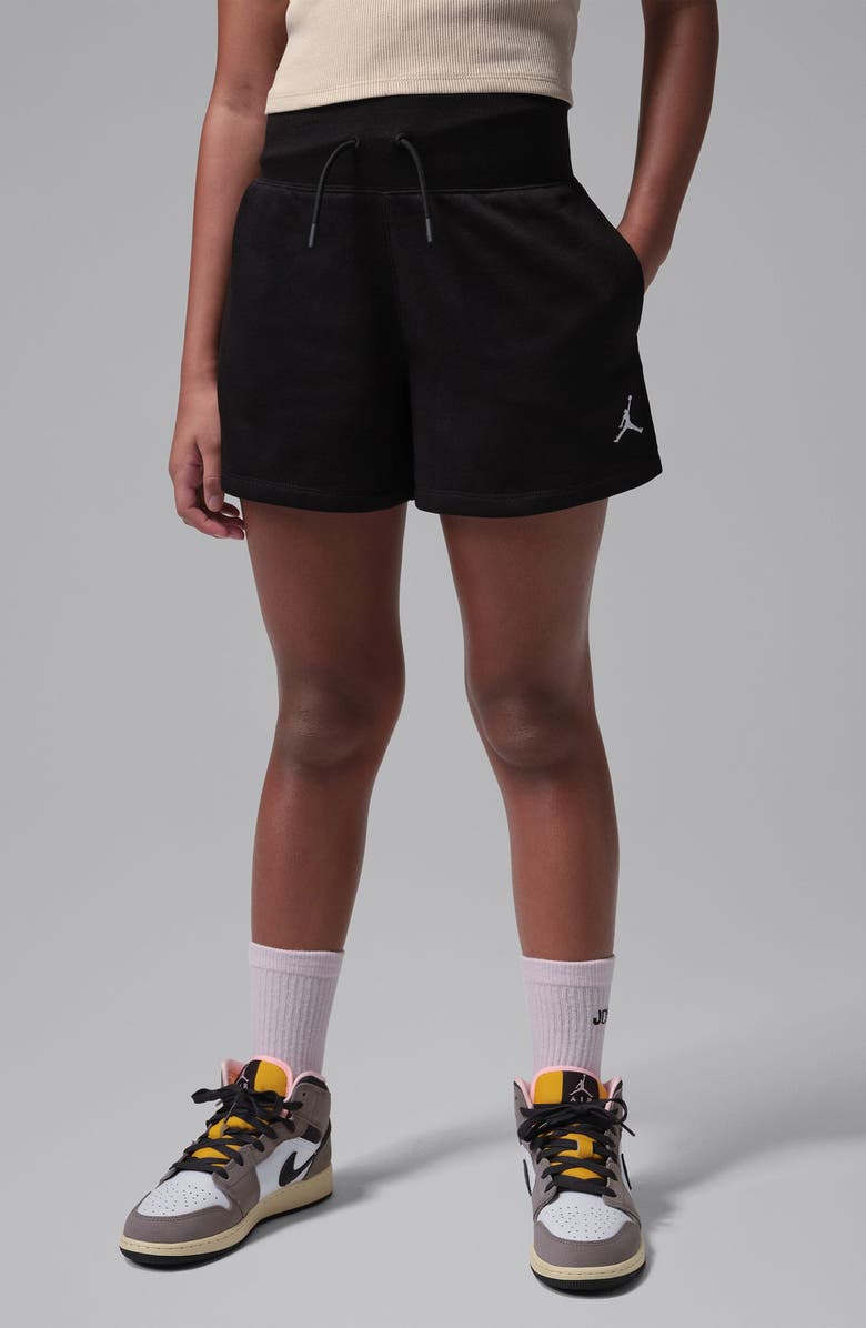 Jordan Kids' Brooklyn Fleece Pull-On Shorts, Alternate, color, Black