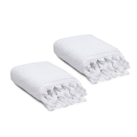 Ribbed Loom Terry Hand Towel  - Set of 2