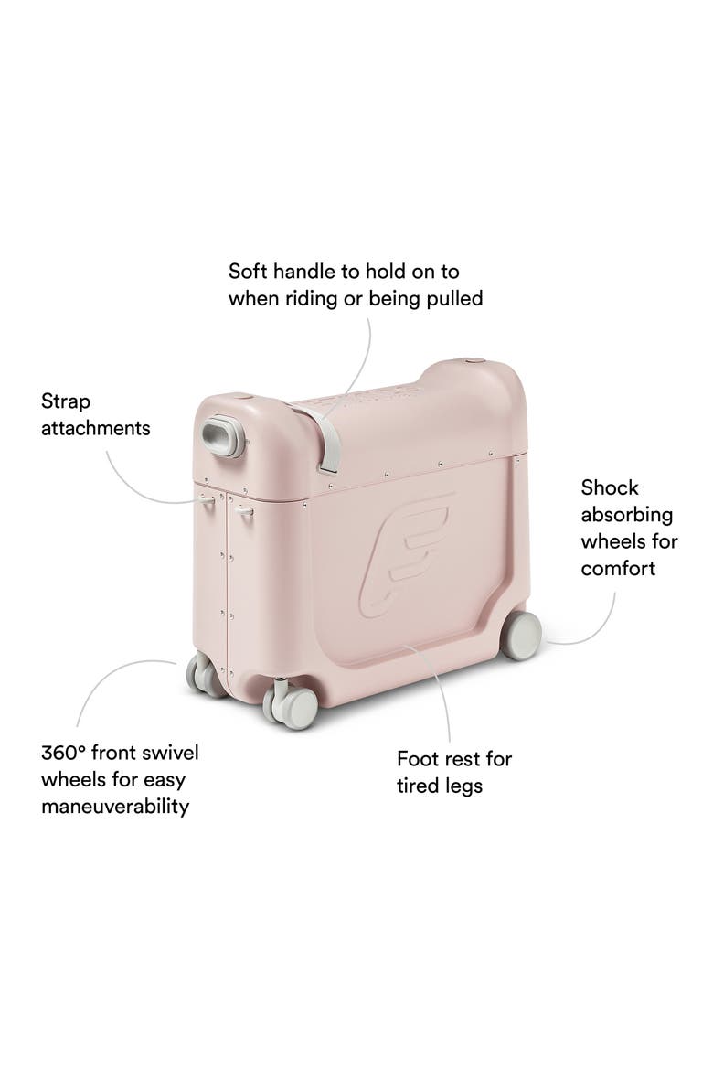 Jetkids by Stokke BedBox® Ride-On Carry-On Suitcase & Backpack Set, Alternate, color, BLACK/ WHITE