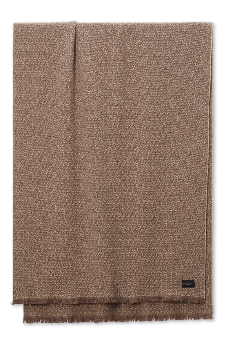 rag & bone Joni Tweed Wool Scarf, Main, color, Wlntbisc