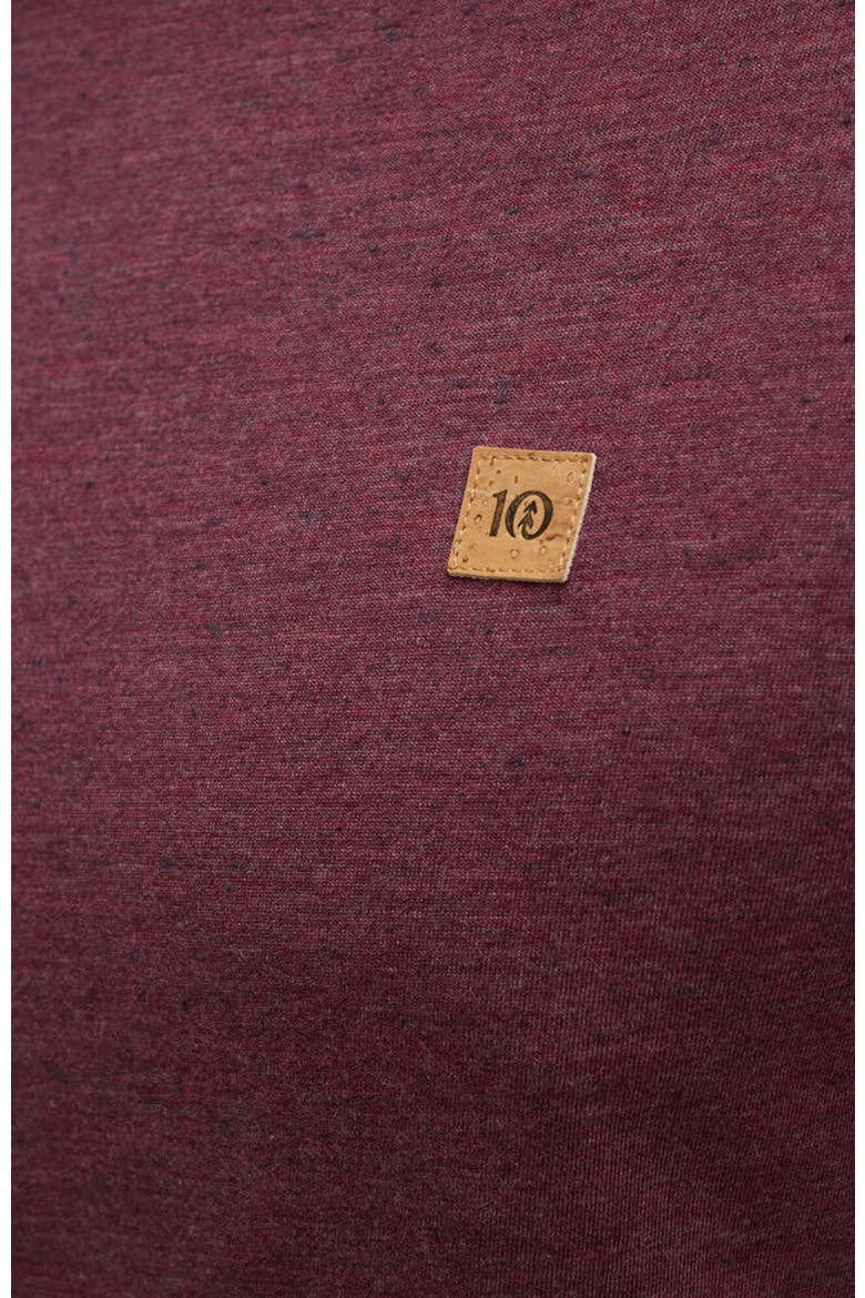 Baker T-Shirt, Alternate, color, Rosewood Fleck