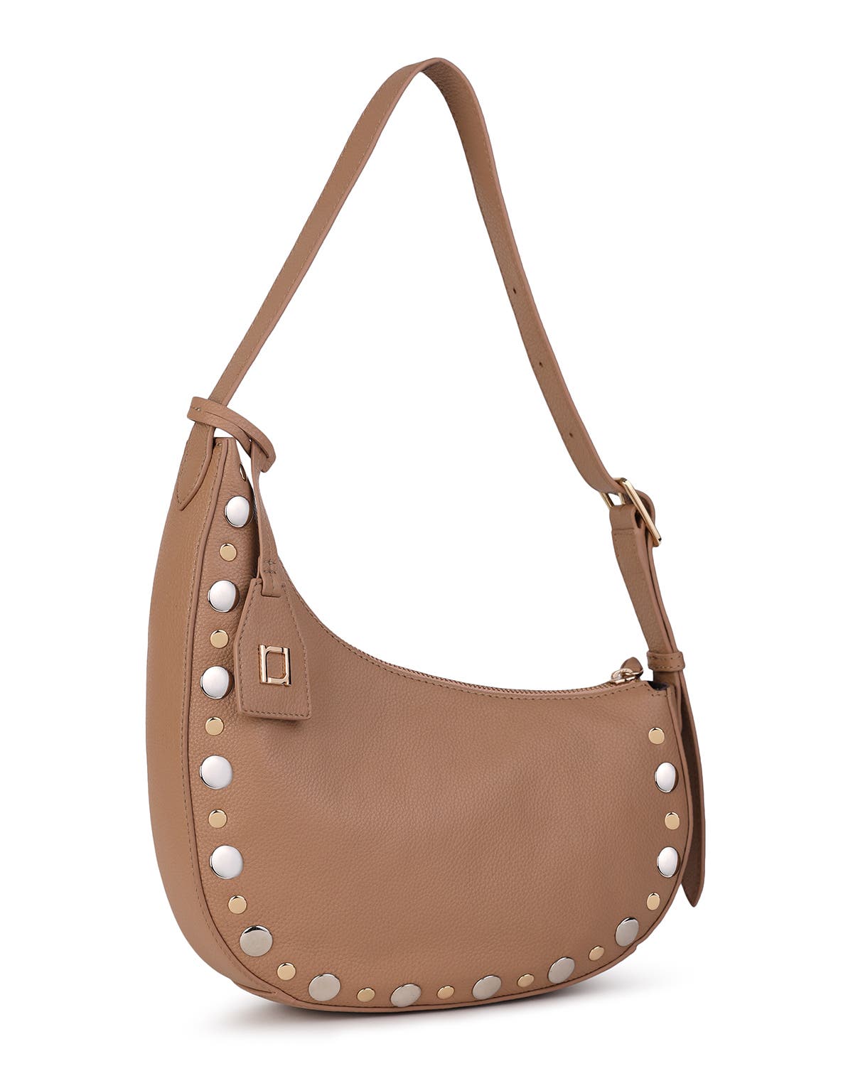 Rafe New York Janet Asymmetric Hobo, Alternate, color, Barley