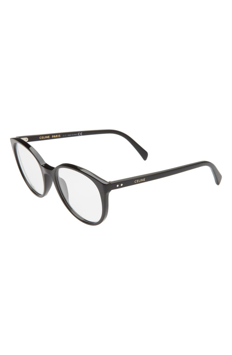 CELINE 54mm Round Reading Glasses, Alternate, color, 