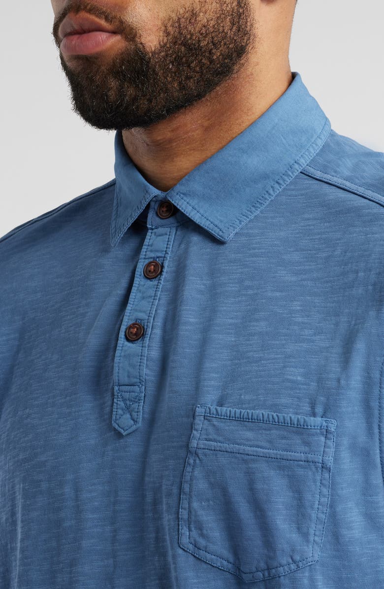 Tommy Bahama Condesa Canyon Organic Cotton Polo Shirt, Alternate, color, Dockside Blue