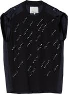 3.1 Phillip Lim Rainfall Embellished Combo T-Shirt