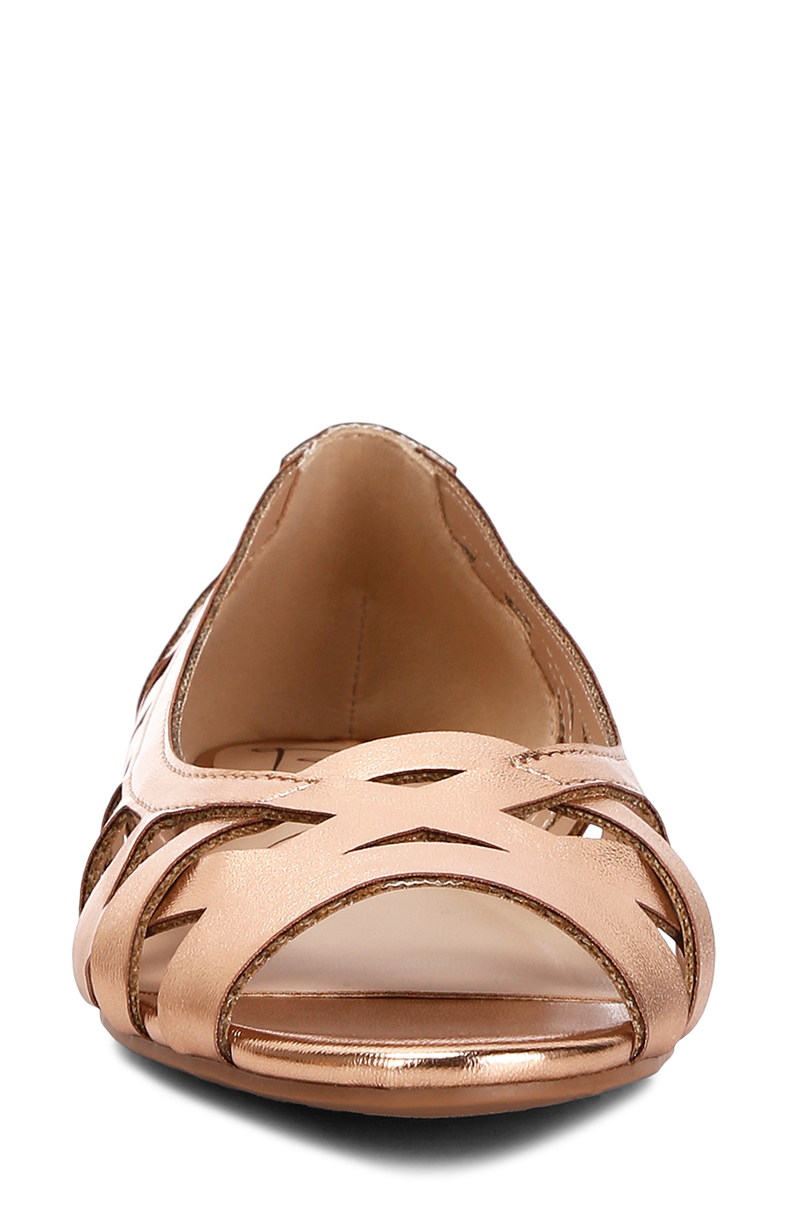 LONDON RAG Moira Flat, Alternate, color, Rose Gold