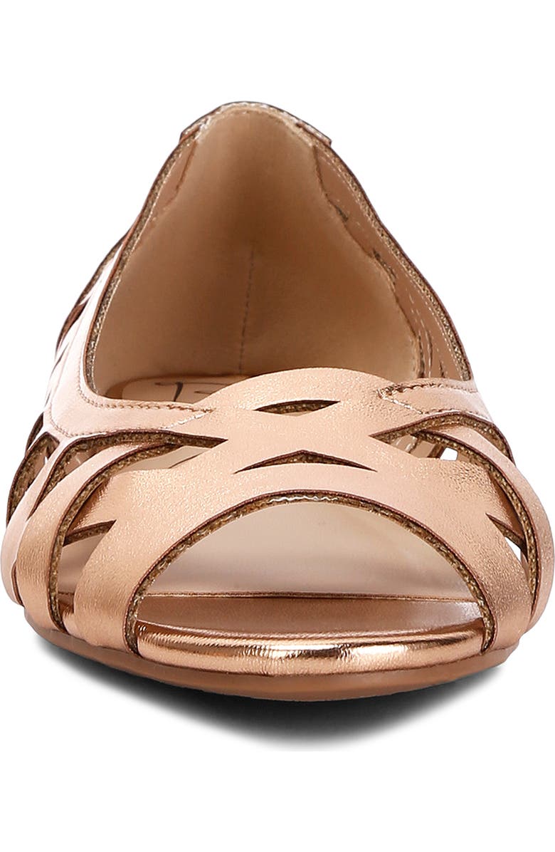 LONDON RAG Moira Flat, Alternate, color, Rose Gold