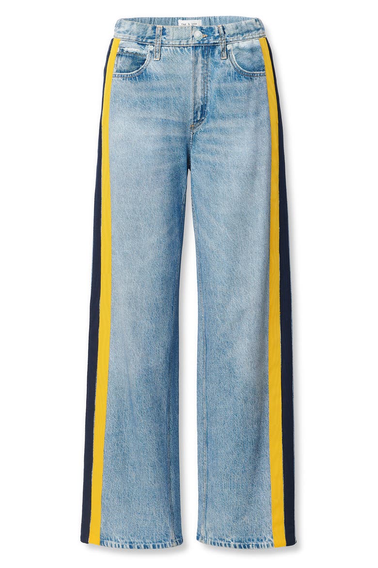 rb Miramar Track Stripe Cotton Terry Sweatpant Jeans, Alternate, color, VALENYN