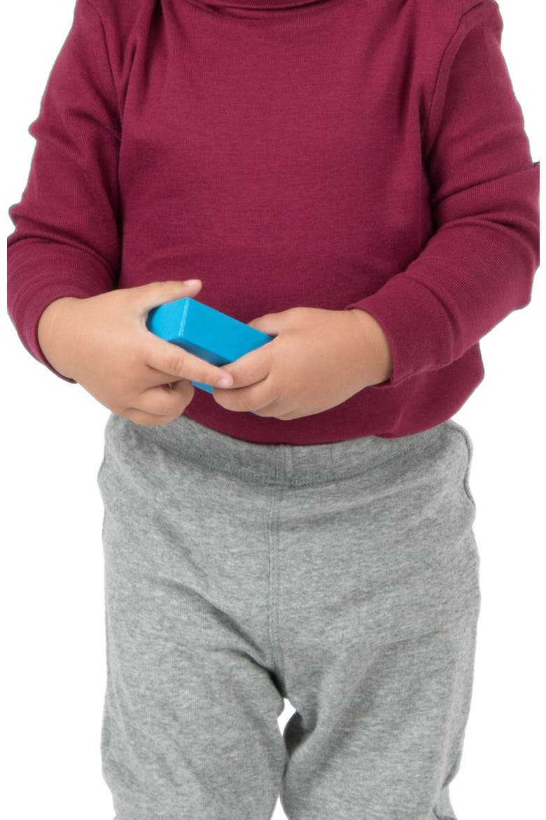 Baby Pants & Leggings Set, Navy Crawling Pant + Colored Legging, Alternate, color, Light Gray