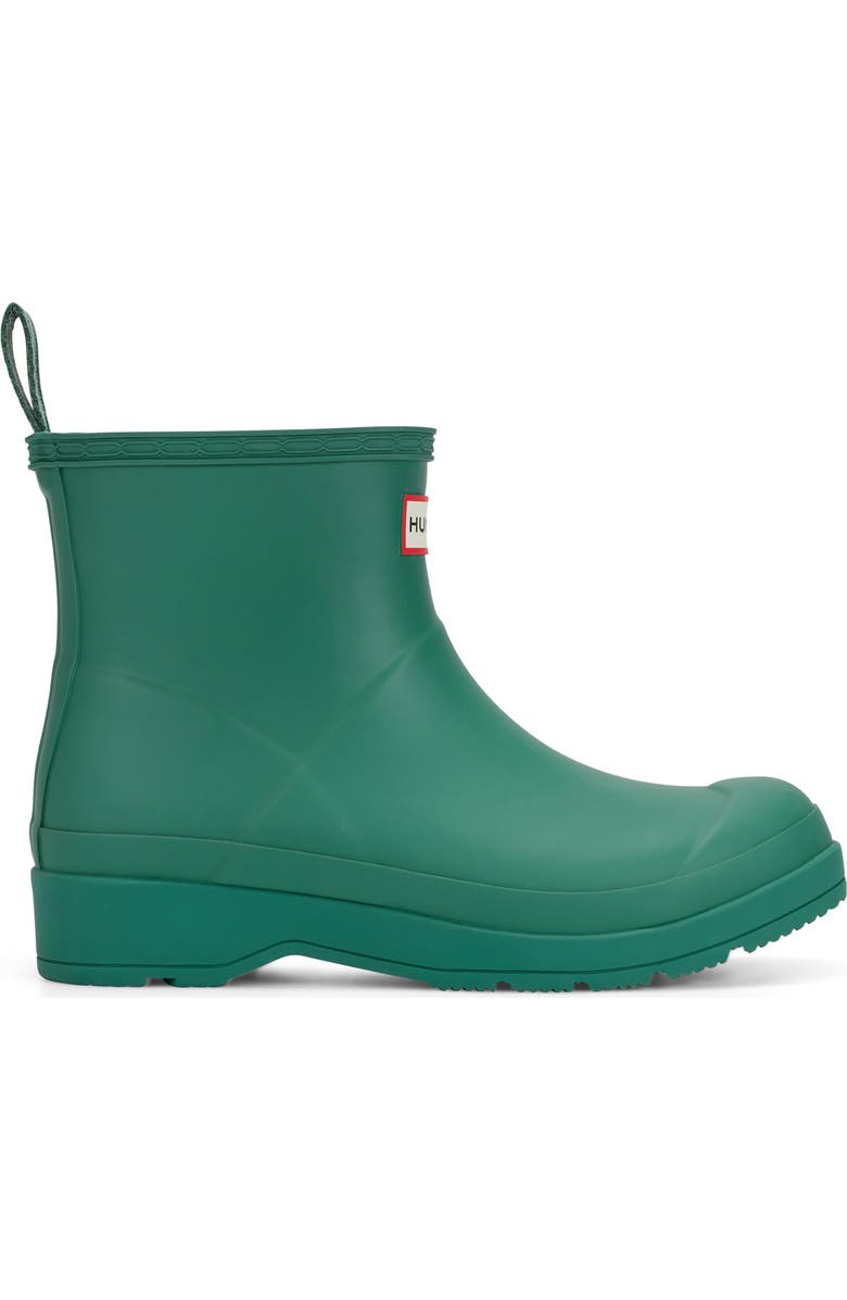 Hunter Play Short Rain Boot, Alternate, color, Medium Green