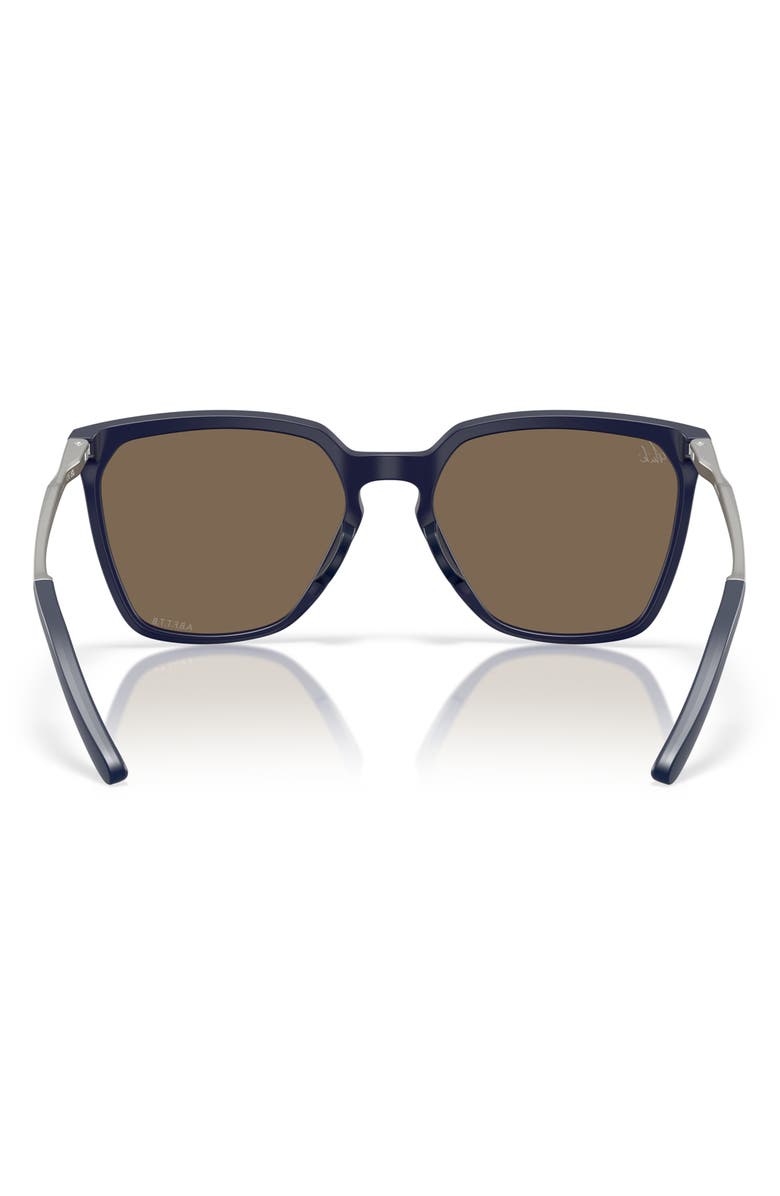Oakley Mikaela Shiffrin Signature Series Sielo SQ 57mm Square Sunglasses, Alternate, color, Navy