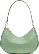 Kate Spade New York liv crinkle patent leather convertible shoulder bag