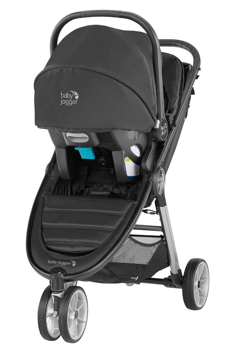 City Mini® 2 Stroller & City Go Infant Car Seat Travel System, Main, color, JET