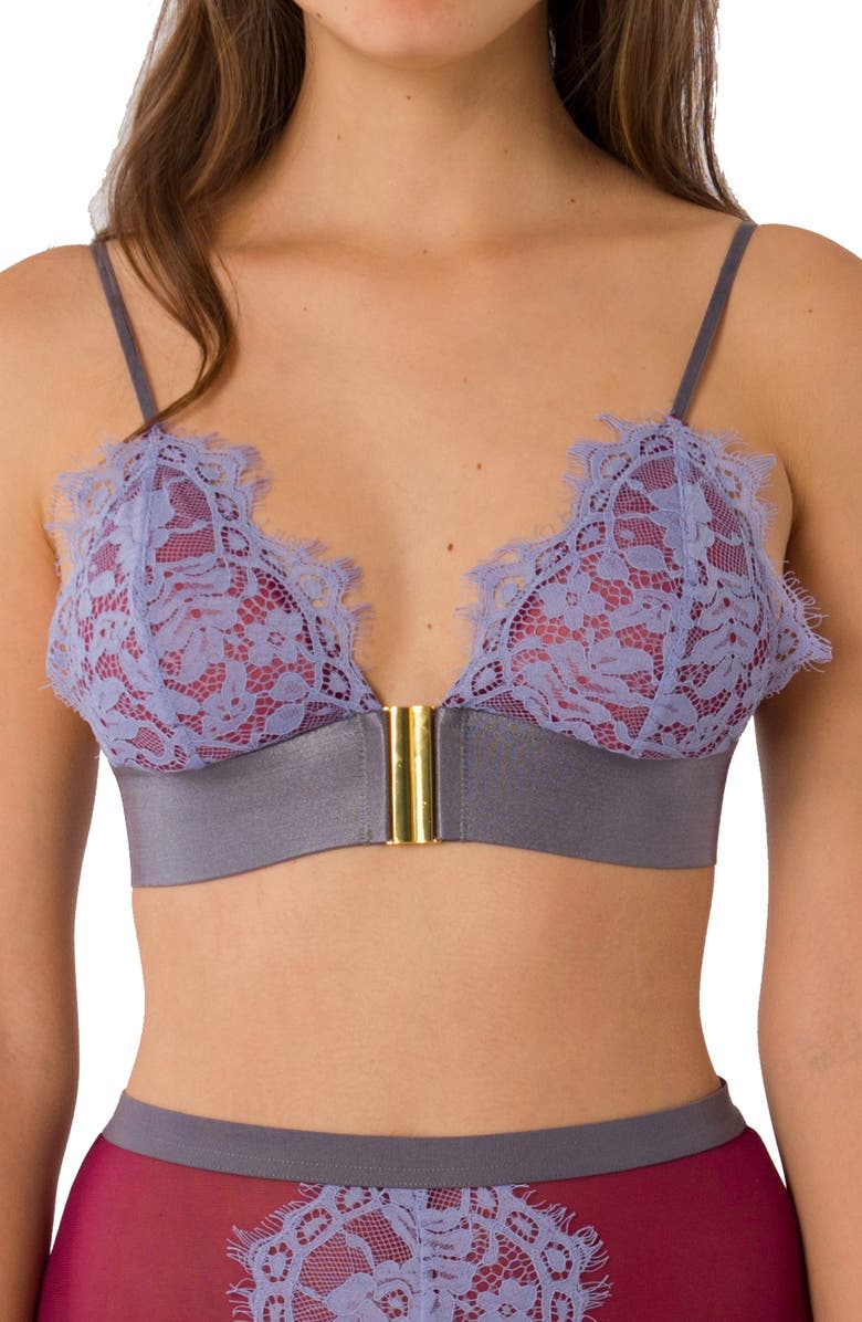 Dora Larsen Becca Padded Triangle Bralette, Main, color, 