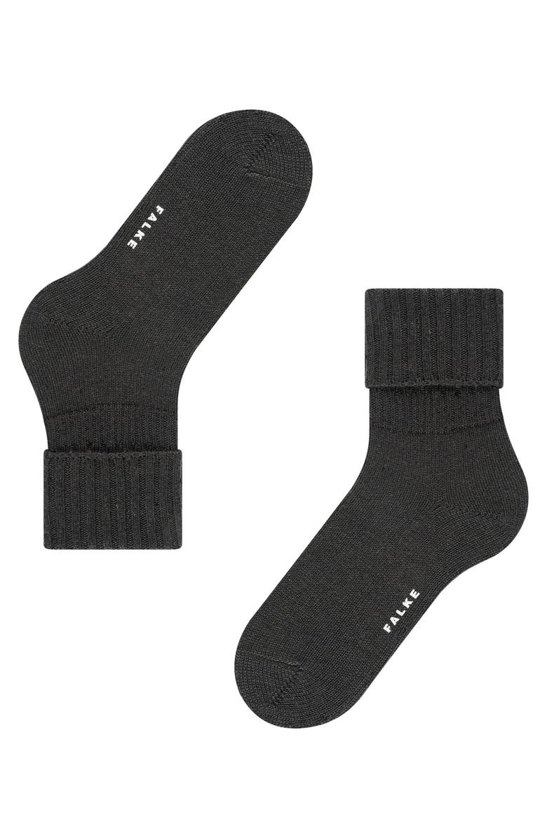 Falke Striggings Rib Boot Socks, Alternate, color, Black