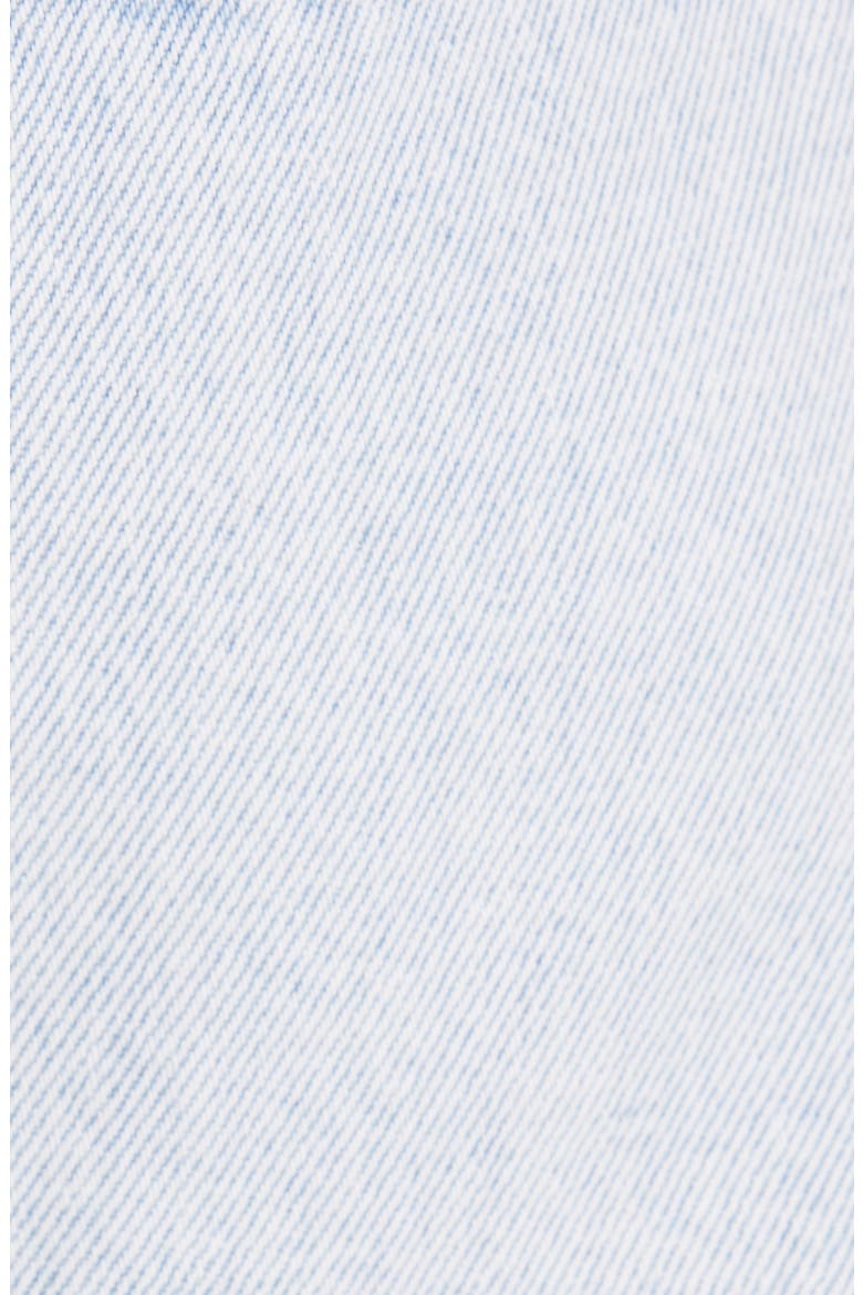 Diagonal Stripe Block Denim Shorts, Alternate, color, BLUE WHITE