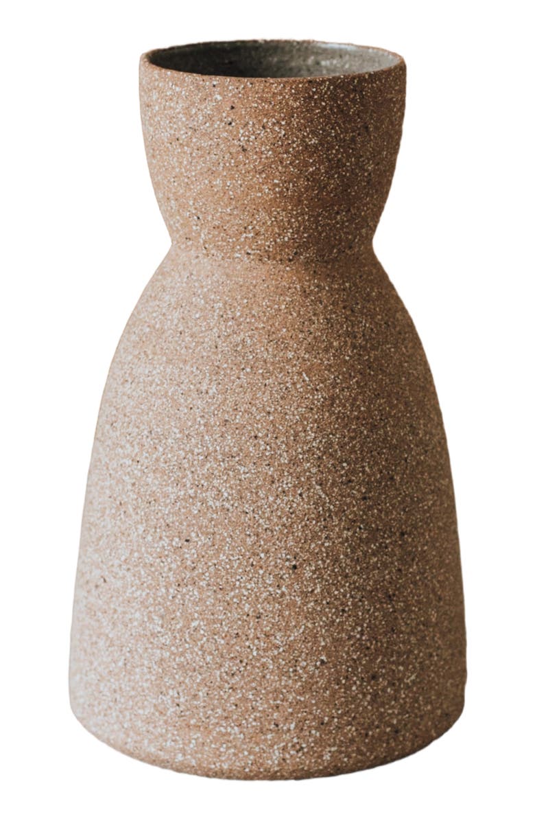 Al Centro Ceramica Reloj Vase, Alternate, color, Terracotta