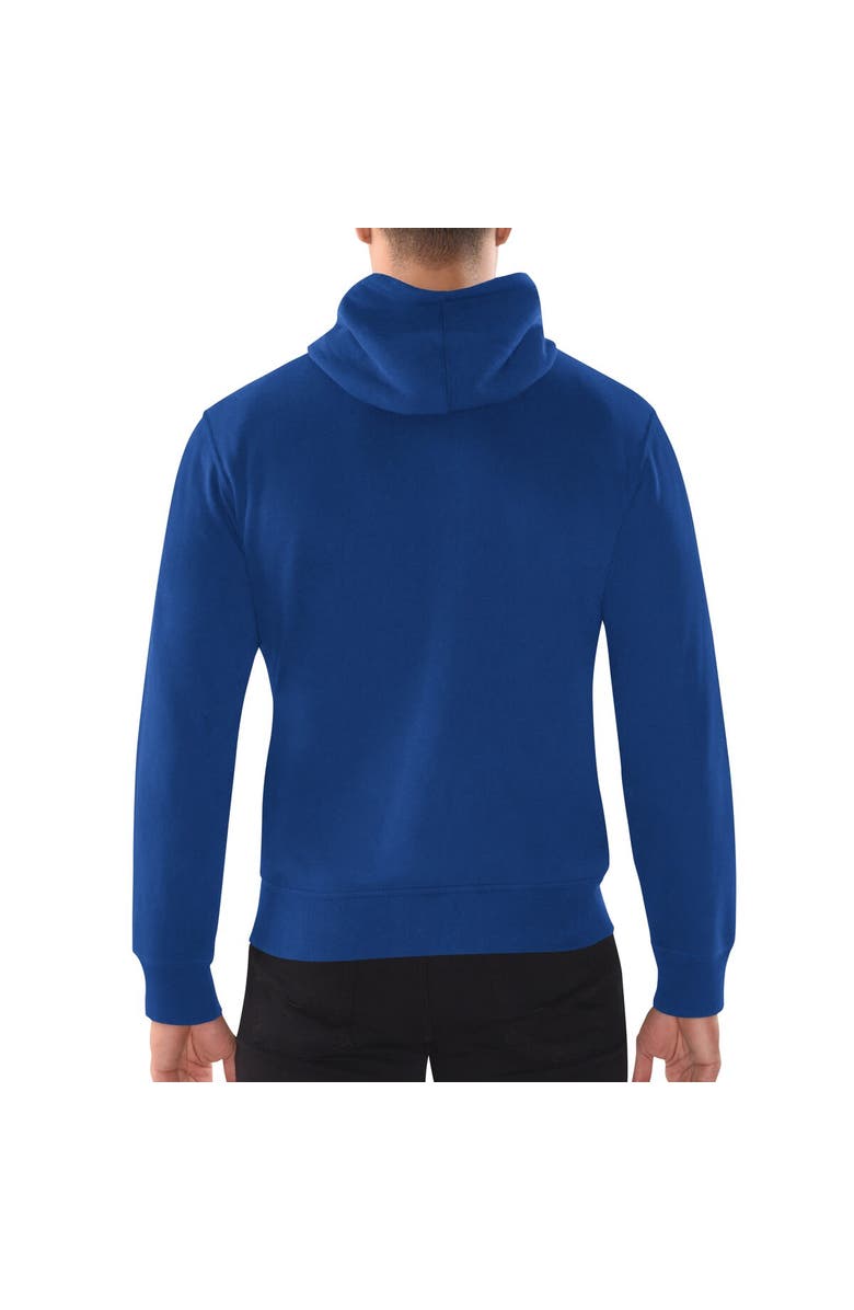 STARTER Men's Starter Royal New York Giants Domestic Post Season Full-Zip Hoodie, Alternate, color, 