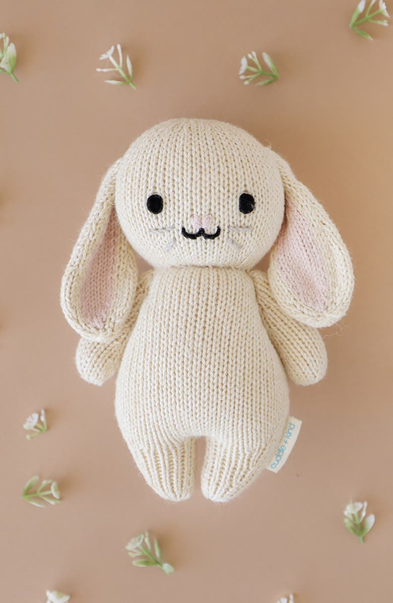 cuddle+kind Baby Bunny Stuffed Animal, Alternate, color, Beige