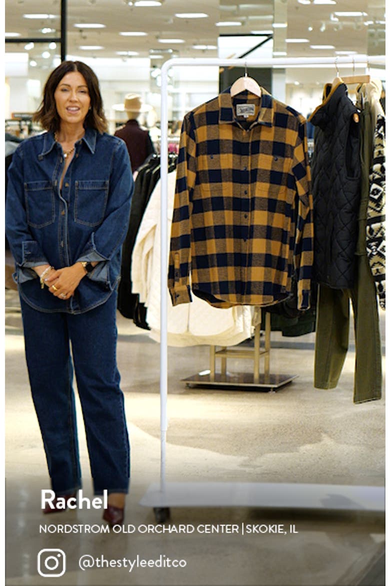 Buffalo Check Flannel Long Sleeve Button-Up Shirt video