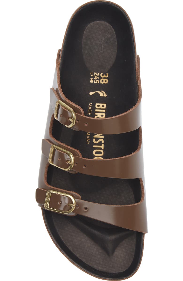 Birkenstock Florida Sandal, Alternate, color, Carafe High Shine