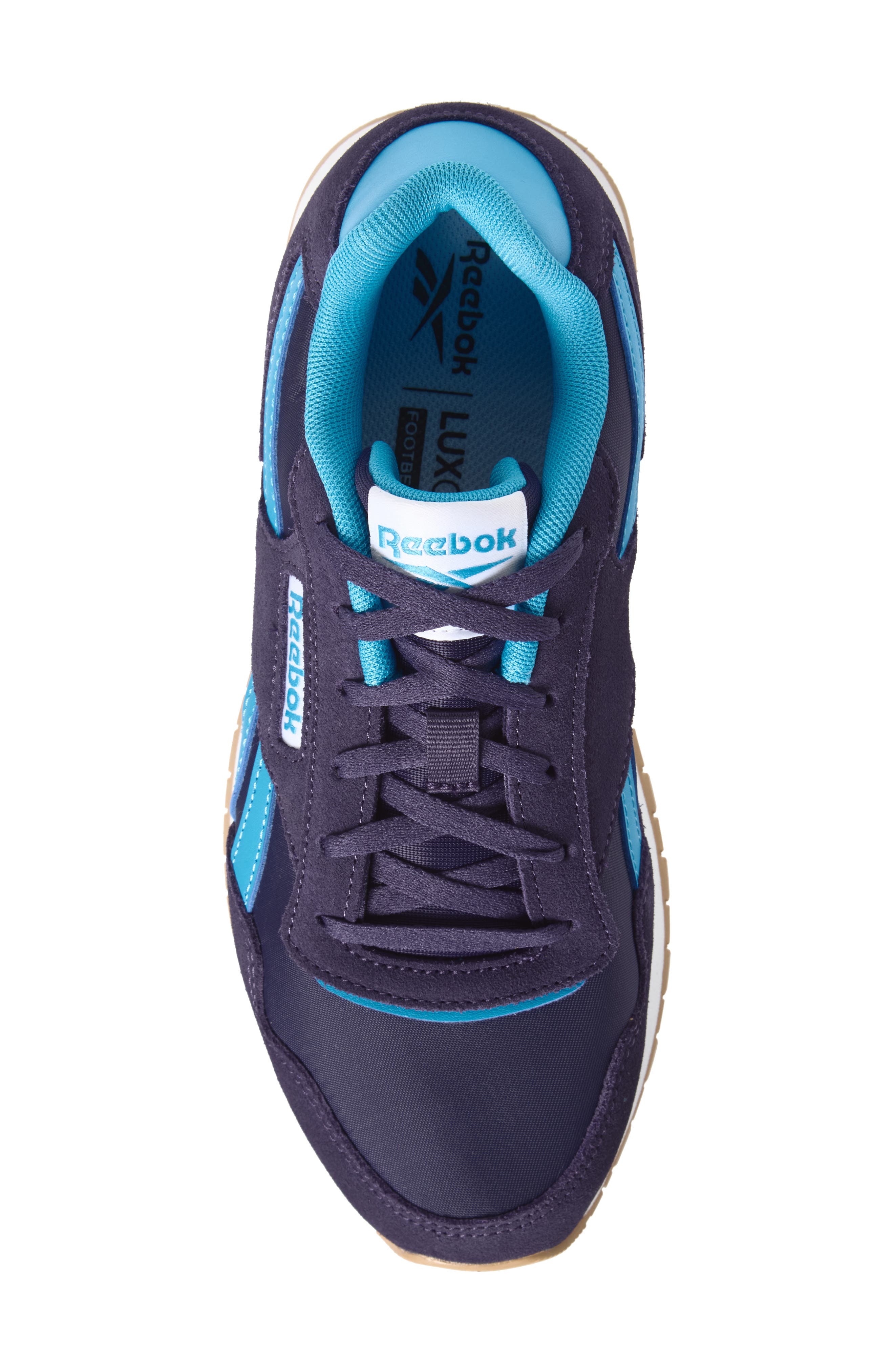 Glide Sneaker, Alternate, color, PRPLE PRPLE CYAN