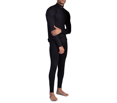 Watson's Performance Long Sleeve Thermal Mock In Black
