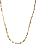 Bearfruit Jewelry 18k Gold Plated Sterling Silver Cass Intertwined Snake Necklace Gift Idea