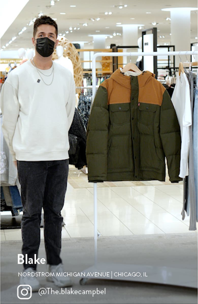 Quilted Water Resistant Hooded Puffer Jacket, sales video thumbnail