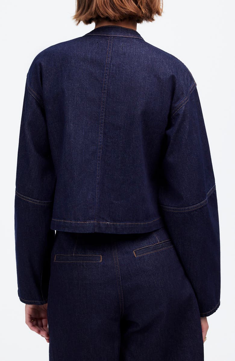 Madewell Cocoon Sleeve Denim Jacket, Alternate, color, Essex Wash