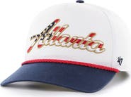 '47 Men's '47 White Atlanta Falcons Patriotic Overhand Hitch Adjustable Hat