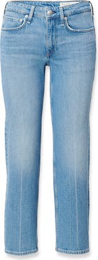 rag & bone Harlow Low Rise Ankle Straight Leg Jeans