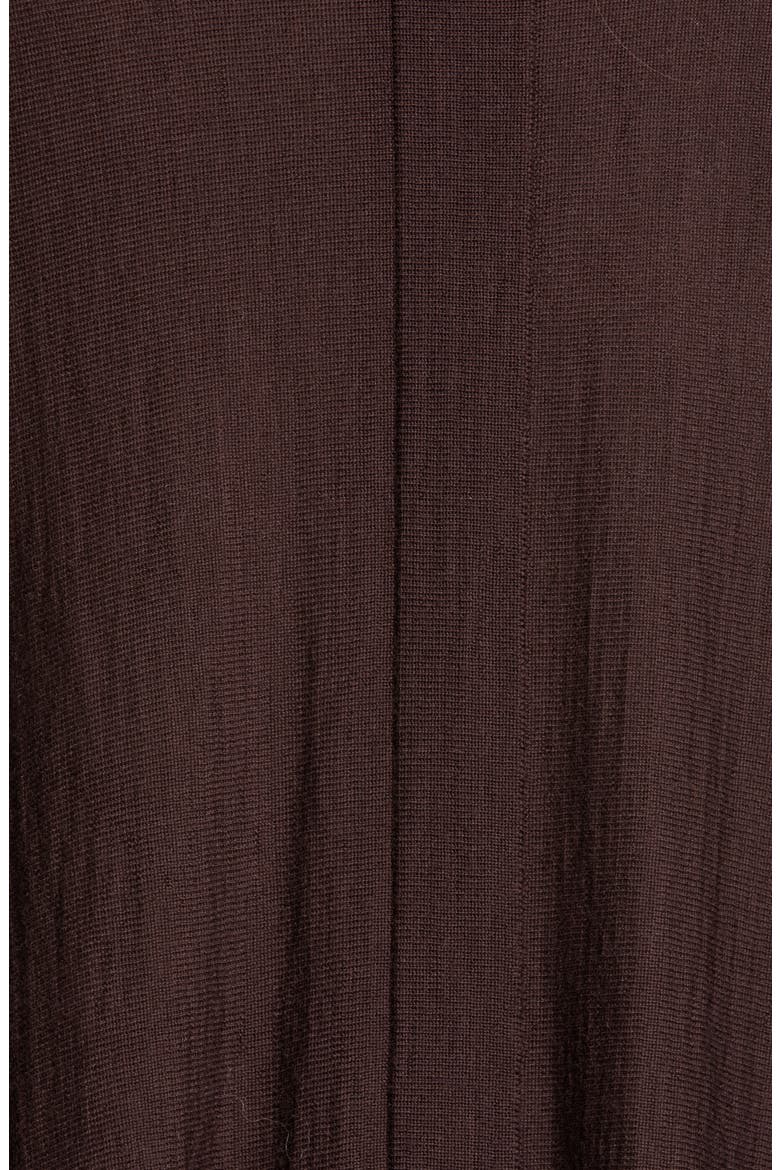 Long Asymmetrical Wool Cardigan, Alternate, color, BURGUNDY