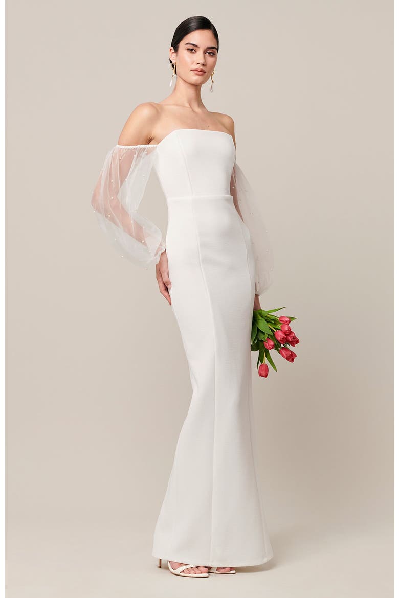 Iris Maxi Dress, Alternate, color, White