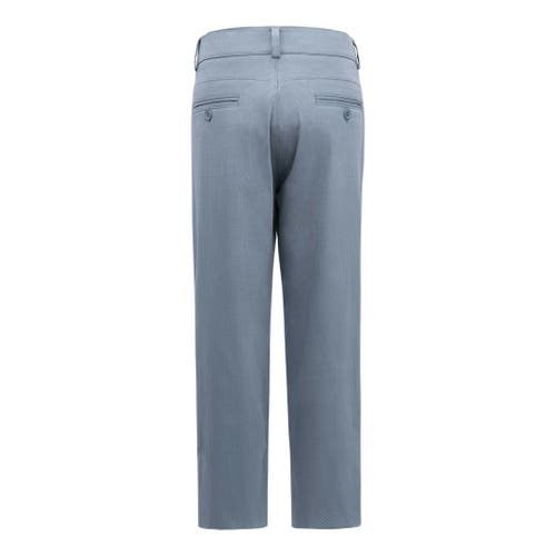Moustache Little Boy's & Boy's Light Blue Casual Trousers In Light Blue