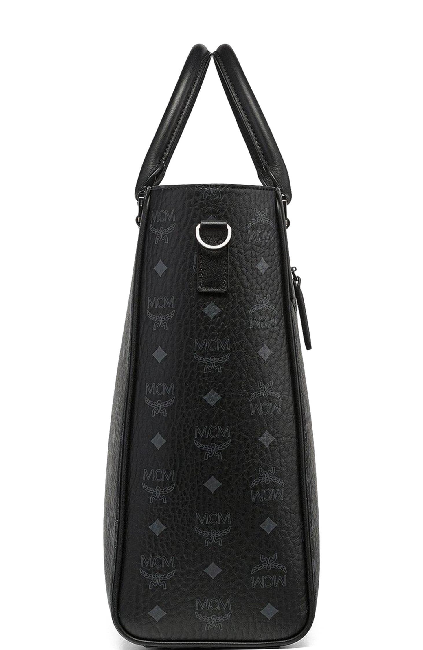 MCM Diamond E/W Tote in Visetos, Alternate, color, 