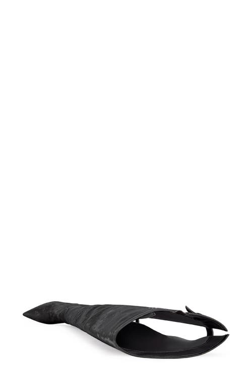 Azalea Wang Backer Thigh High Boot In Black
