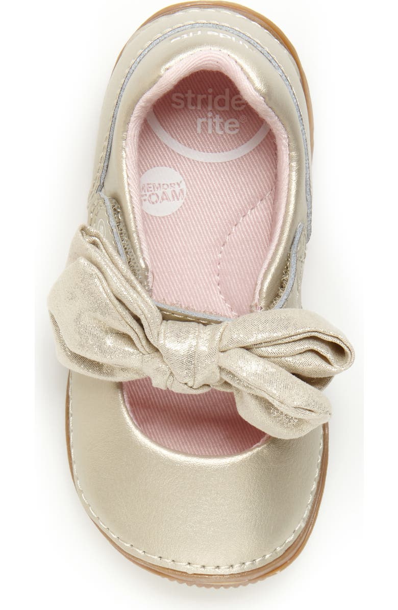 Stride Rite SRT Henley Metallic Bow Mary Jane, Alternate, color,