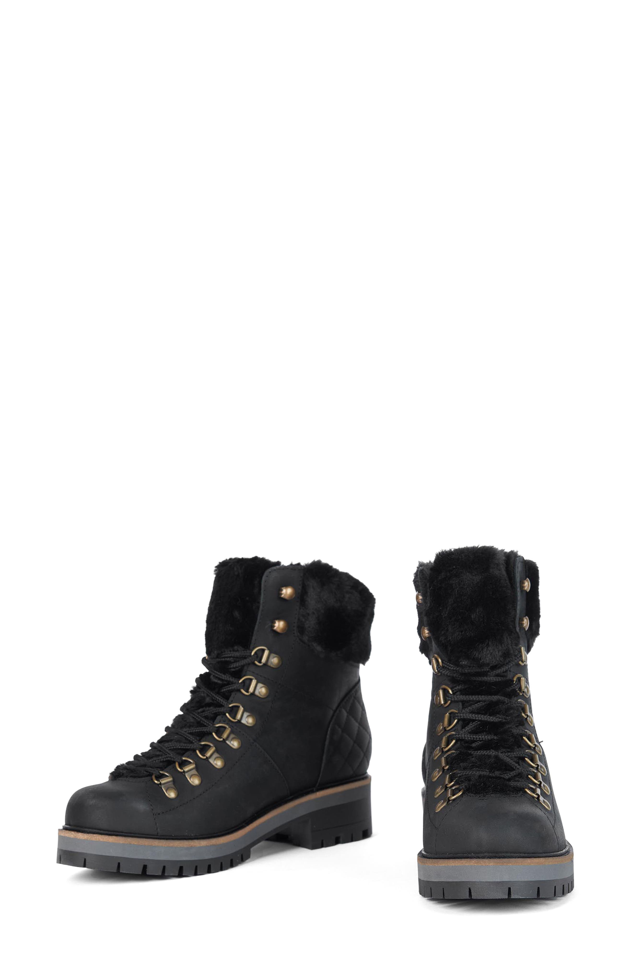Barbour Holly Faux Fur Lined Boot, Alternate, color, 