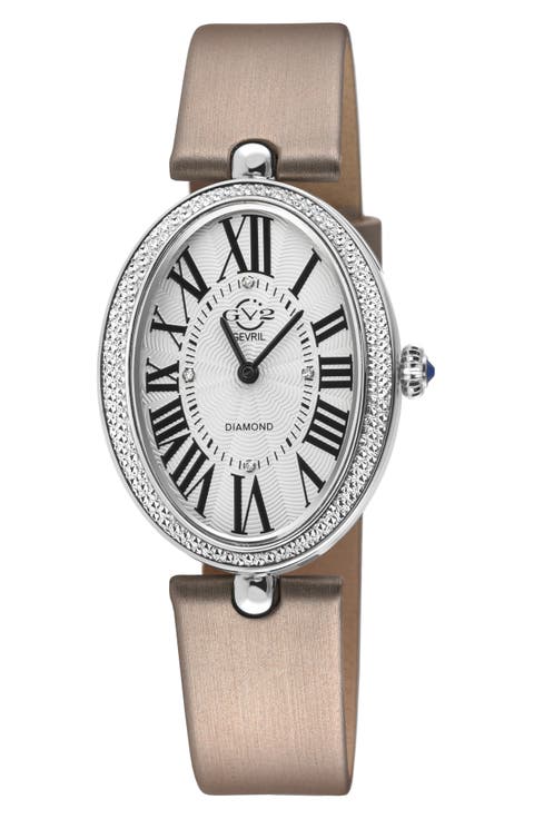 Piazza Navona Leather Strap Watch