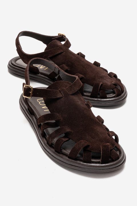 Alone Leather Gladiator Sandal
