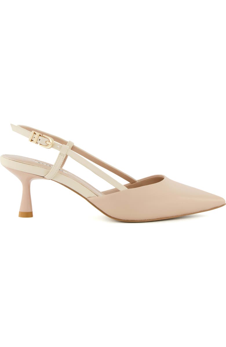 Dune London Classify Pointed Toe Slingback Pump, Alternate, color, Blush