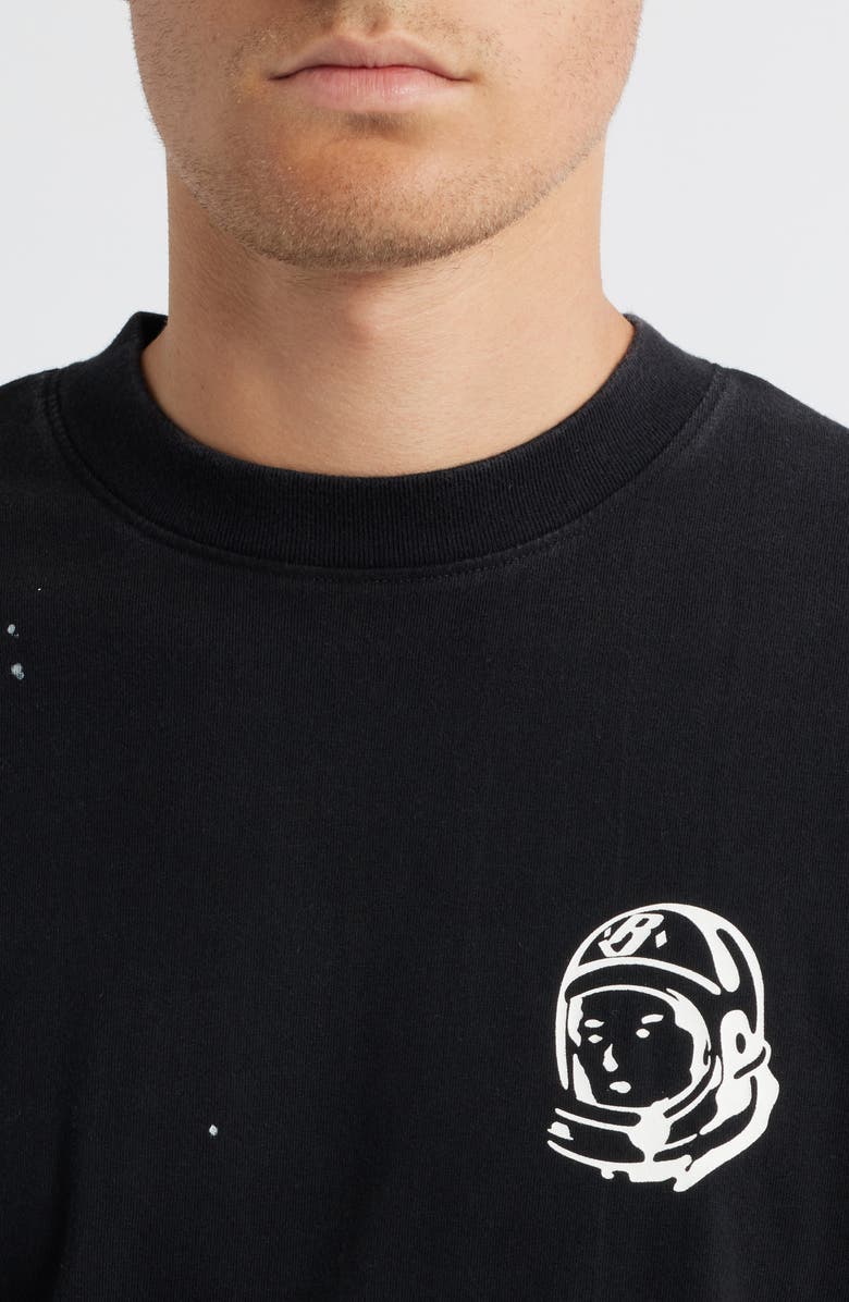 Billionaire Boys Club BB Oblivion Helmet Head Long Sleeve Graphic T-Shirt, Alternate, color, Black