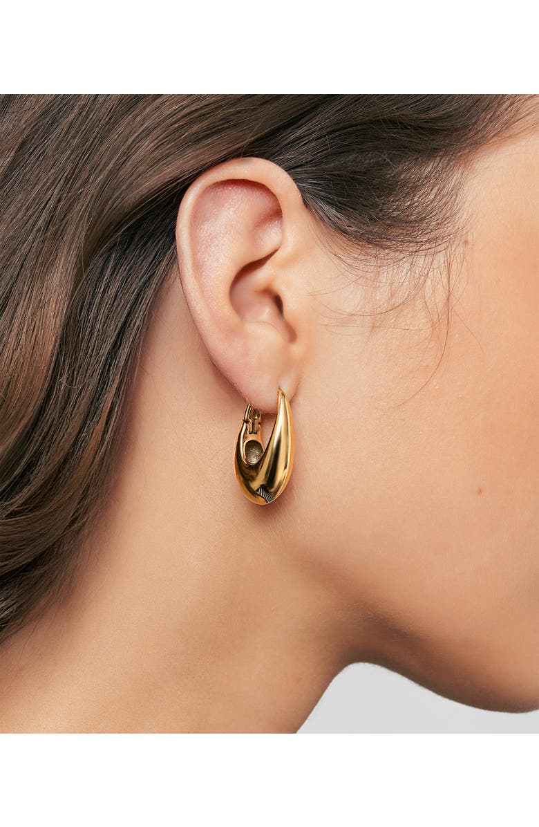 Hey Harper September Oval Earrings, Alternate, color, Gold