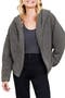 CozyChic<sup>®</sup> Hooded Chevron Rib Cardigan