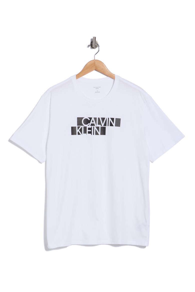 Logo Cotton Graphic T-Shirt, Main, color, BRIGHT WHITE