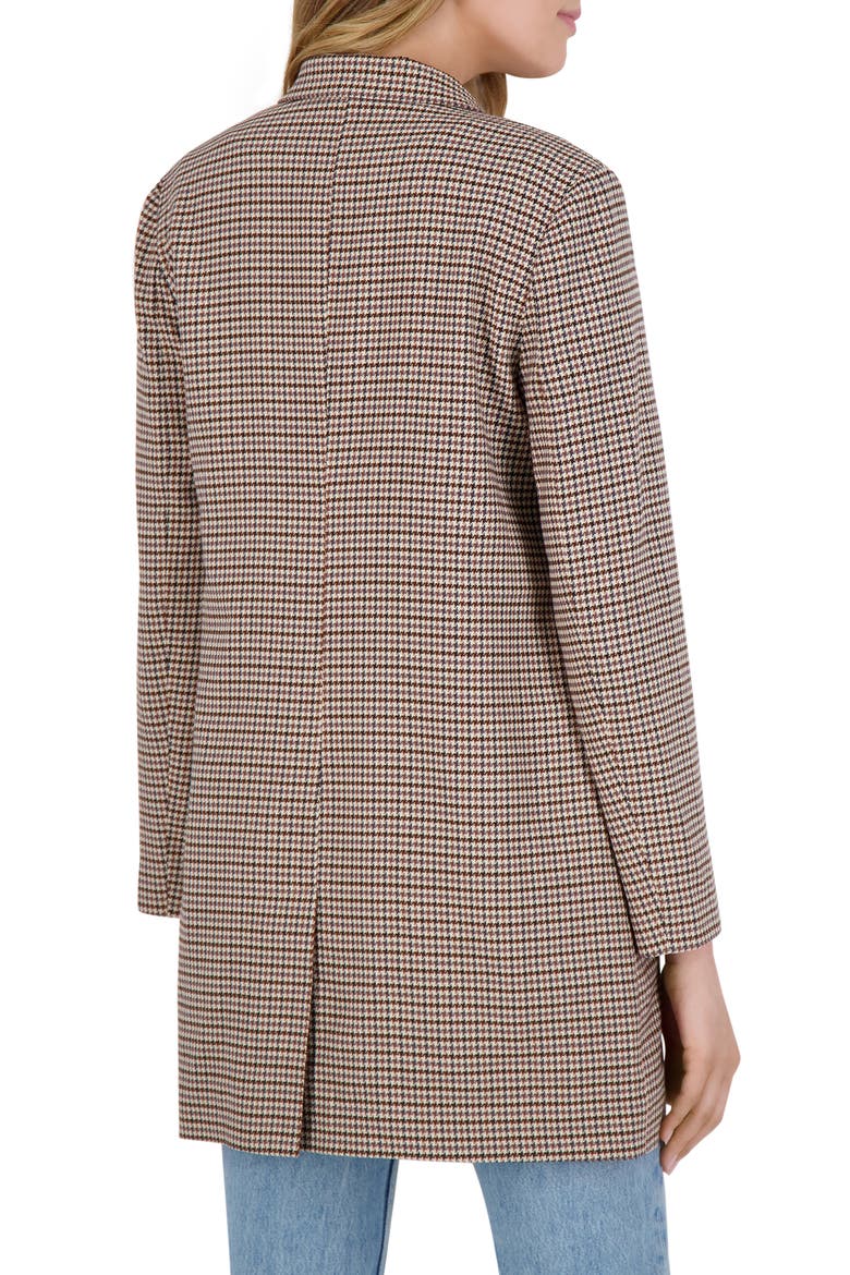 BB Dakota Checking Up Check Blazer, Alternate, color, WALNUT