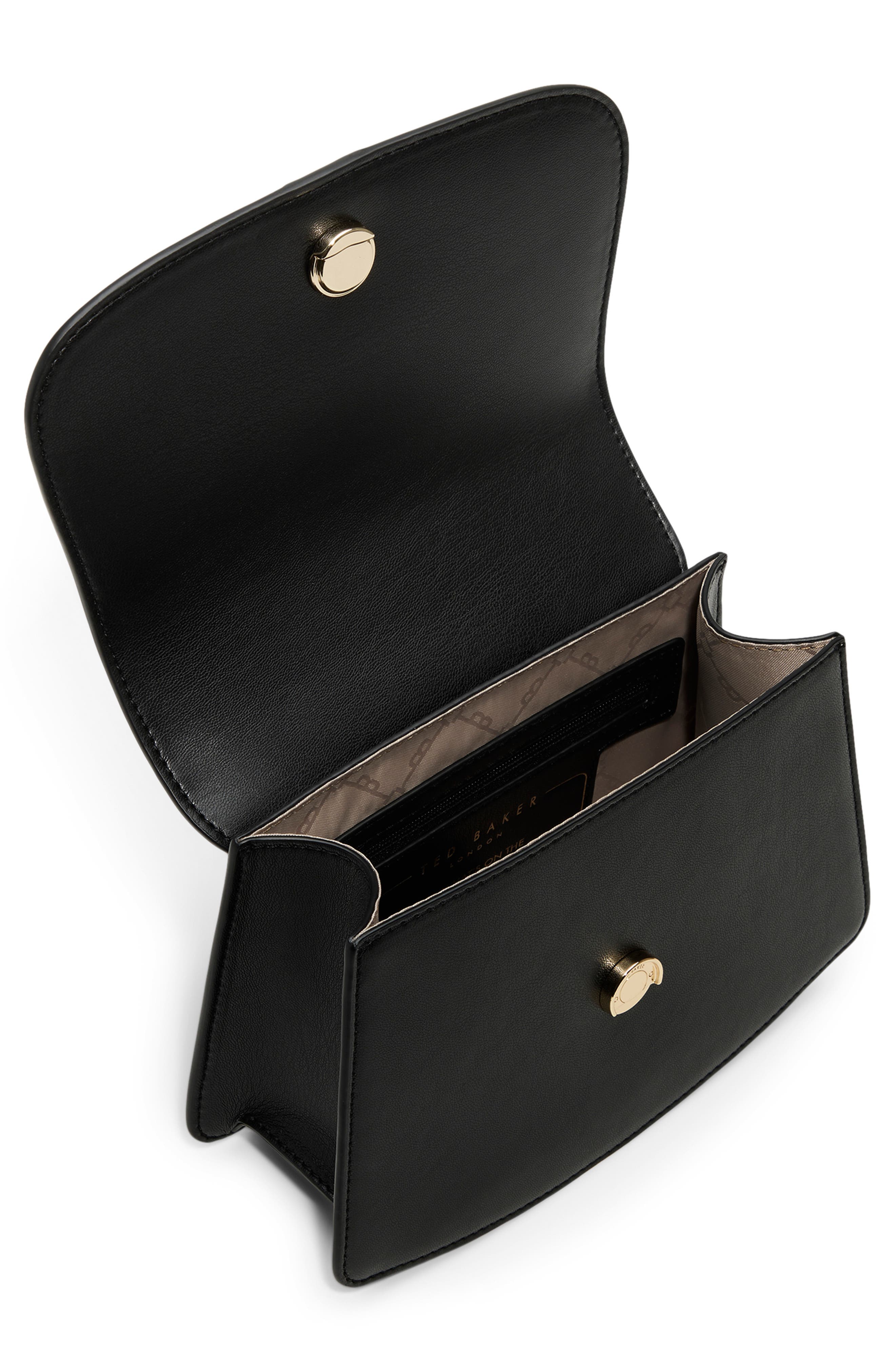 Ted Baker London Posey Anna Faux Leather Top Handle Bag, Alternate, color, 