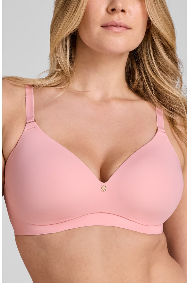 CloudEmbrace Wireless T-Shirt Bra, Main, color, PINK CLOUD